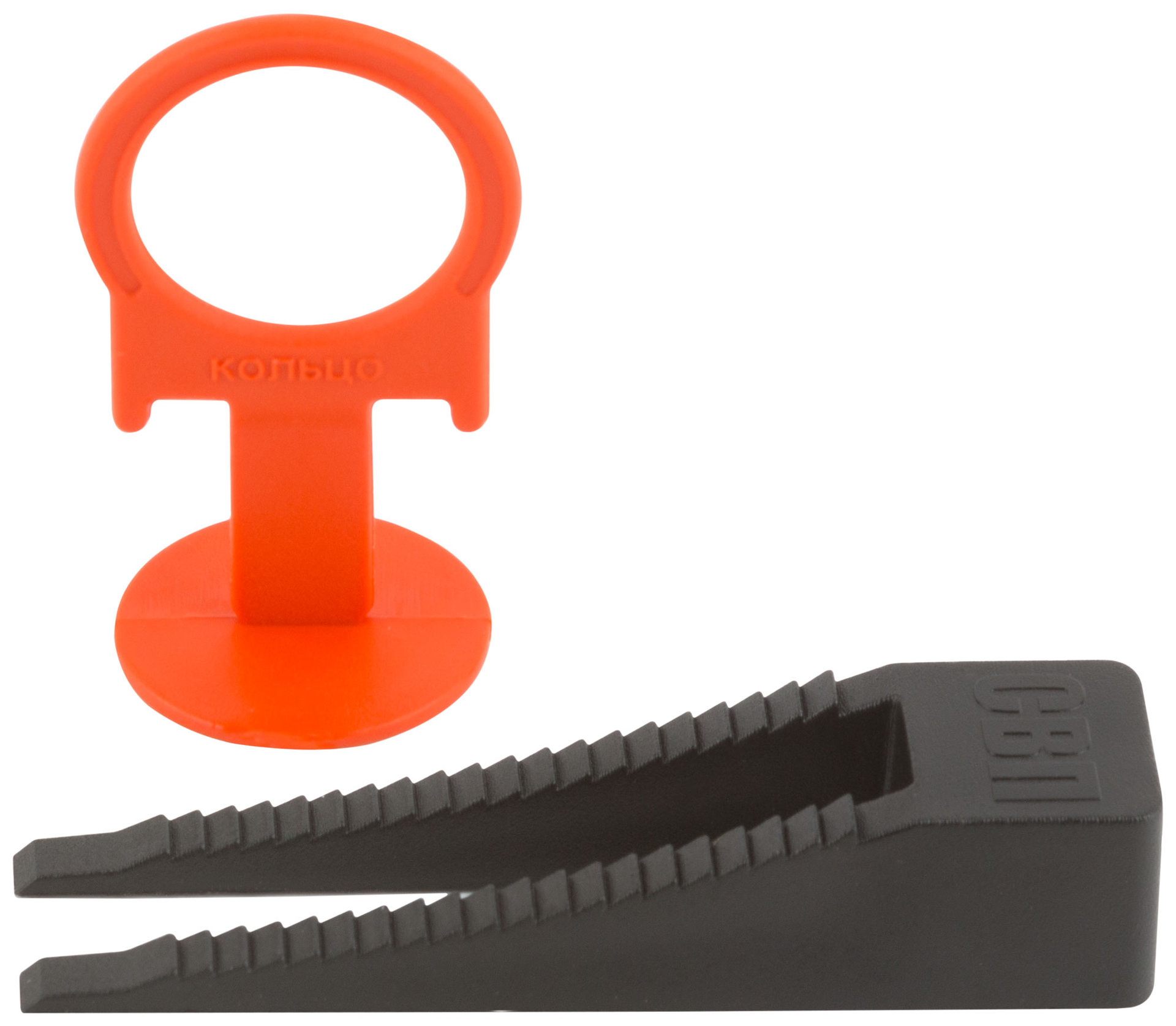 СВП ( Система Выравнивания Плитки), Зажимы Кольцо 40 шт. + Клинья 40 шт., набор, ширина шва 1,35 мм (16795)