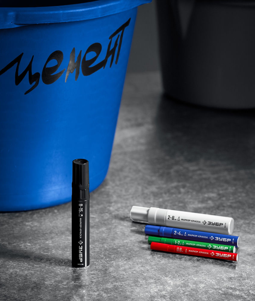 Маркер-краска МК-80 зеленый, 0.8 мм ЗУБР 06324-4