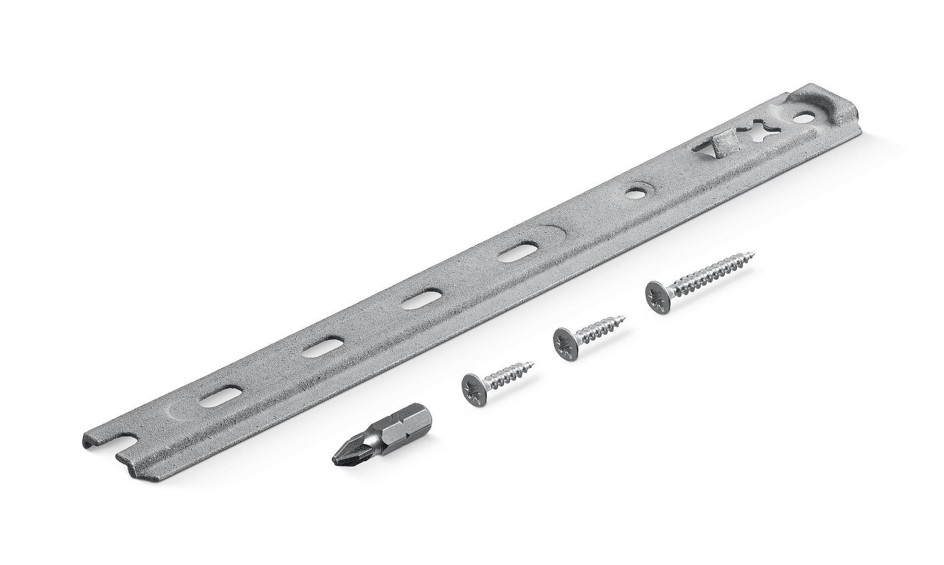 ЗУБР Планка-Волна Антиблик 190 мм, крепеж для фасадной и террасной доски, термодиф. покрытие, с саморезами и битой, 50 шт, Профессионал (307031-190)