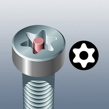 Бита TX 8 x 89 мм с отверстием 1/4 E6.3 TORX BO серия 867/4 Z Wera WE-060048