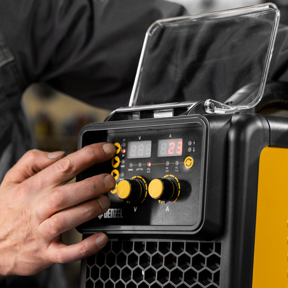 Аппарат инвертор. полуавтомат. сварки MIG-160, 160 А, ПВ 60%, катушка 5 кг// Denzel (94309)