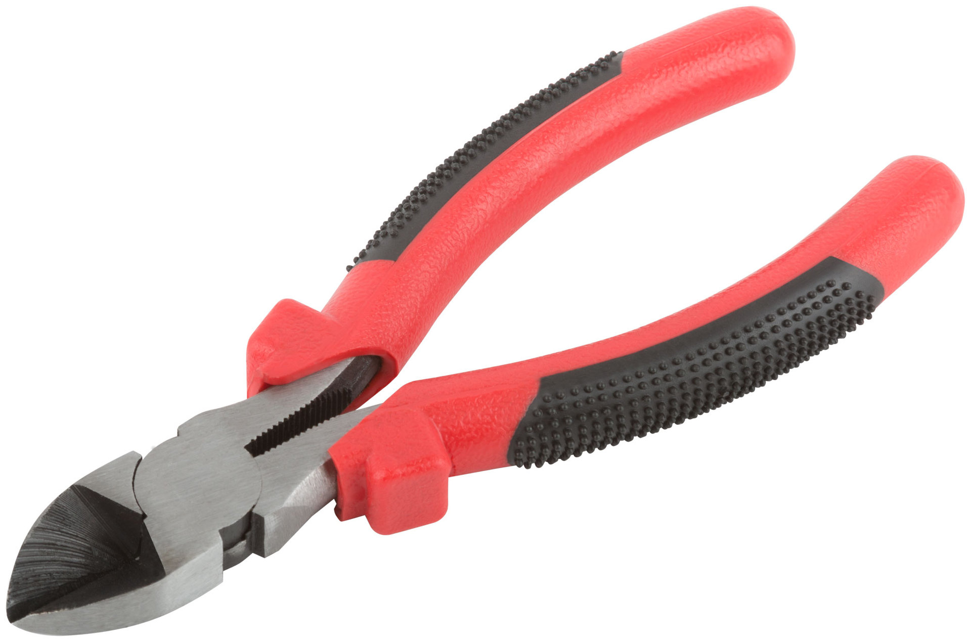 Бокорезы Стандарт, красно-черные пластиковые ручки, полированная сталь 165 мм