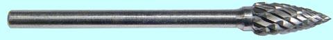 Борфреза тв.спл. гипербол.с точеч.торц. d 6х13х3х48 спиральная насечка (G06 13М03) CNIC