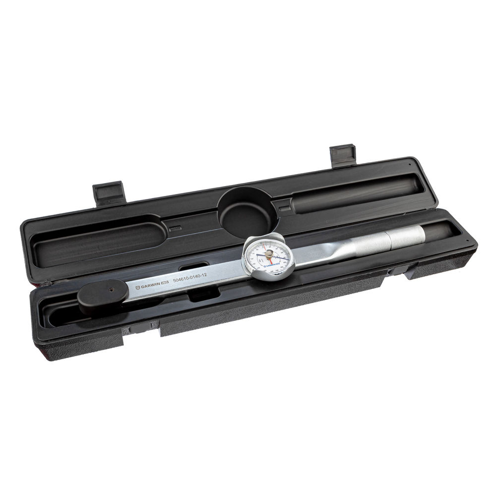 Динамометрический ключ 0-140 Нм, стрелочного типа, двусторонний, с приводным квадратом 1/2, GARWIN INDUSTRIAL, 504610-0140-12