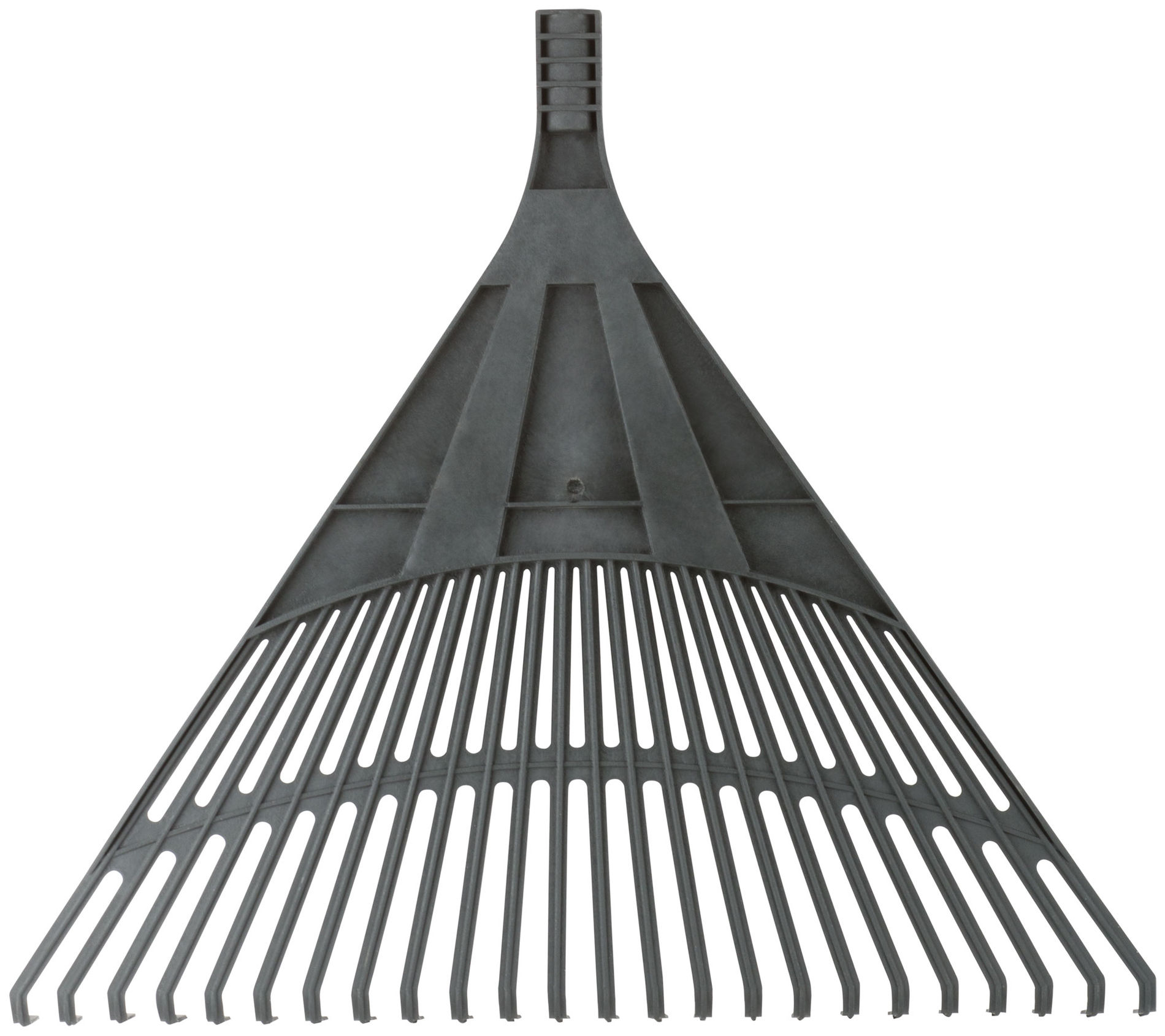 Грабли веерные пластиковые большие, 24 зуба, 610х540 мм, без черенка (76940)