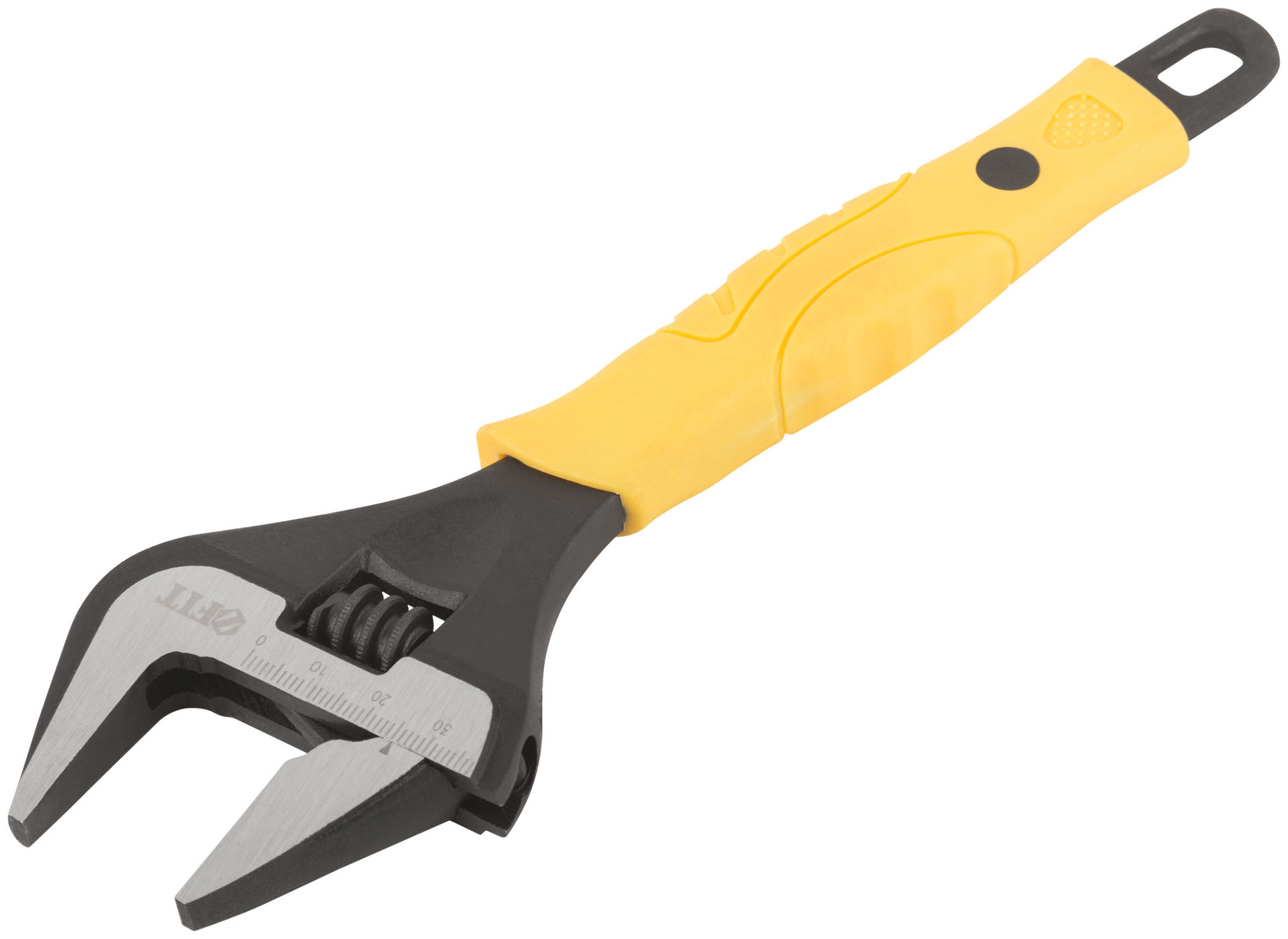 Ключ разводной Эталон, CrV, узкие губки, шкала, экстра увелич.захват, прорезин.ручка 200 мм ( 39 мм )