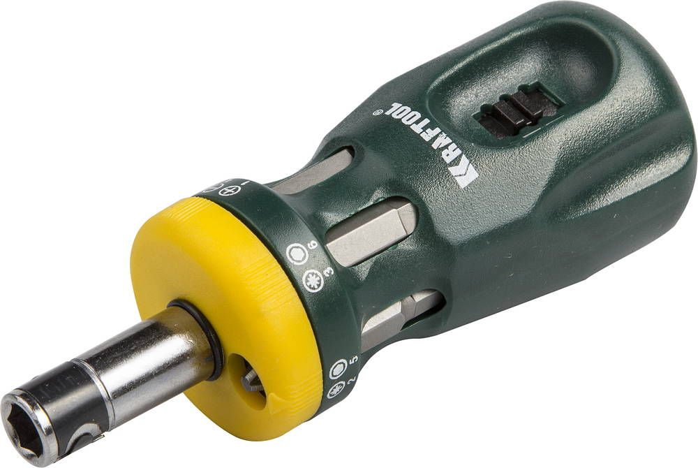 Отвертка реверсивная 12 в 1 с насадками Kompakt-12 KRAFTOOL 26161-H13