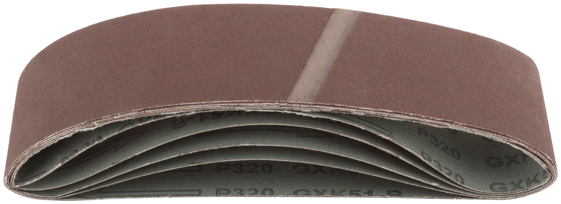 Ленты шлифовальные бесконечные, водостойкие, на тканевой основе, 5 шт., 75х533 мм Р 320 (39700)