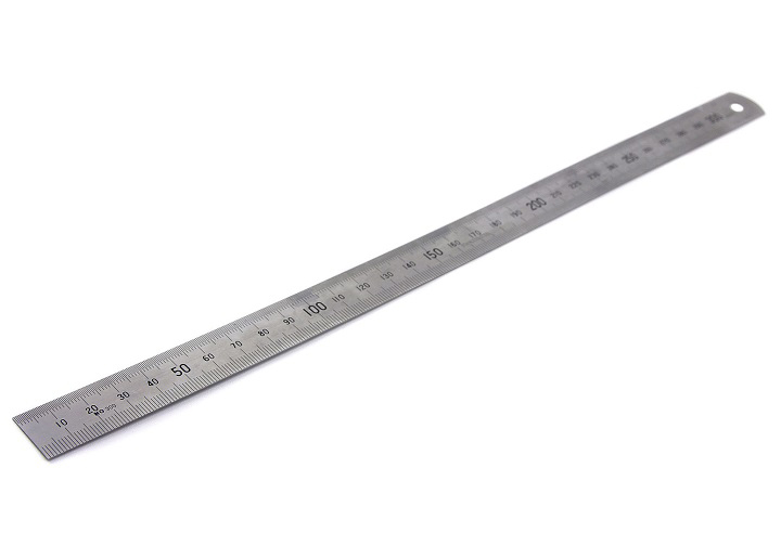 Линейка измерительная 150мм металлическая Калибр с поверкой