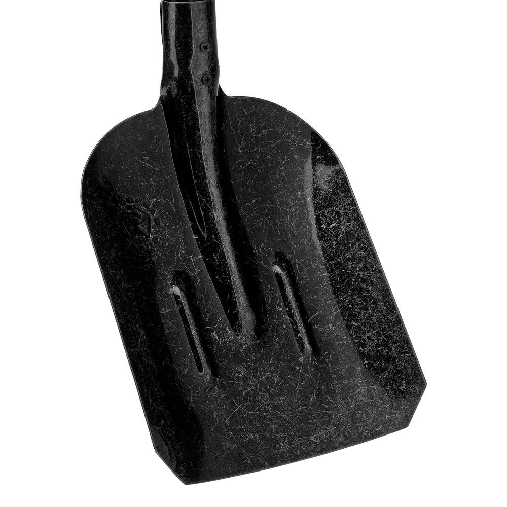 Лопата совковая, 235х285х1310 мм, ребра жесткости, деревянный черенок, с рукояткой, LUXE Palisad (61303)