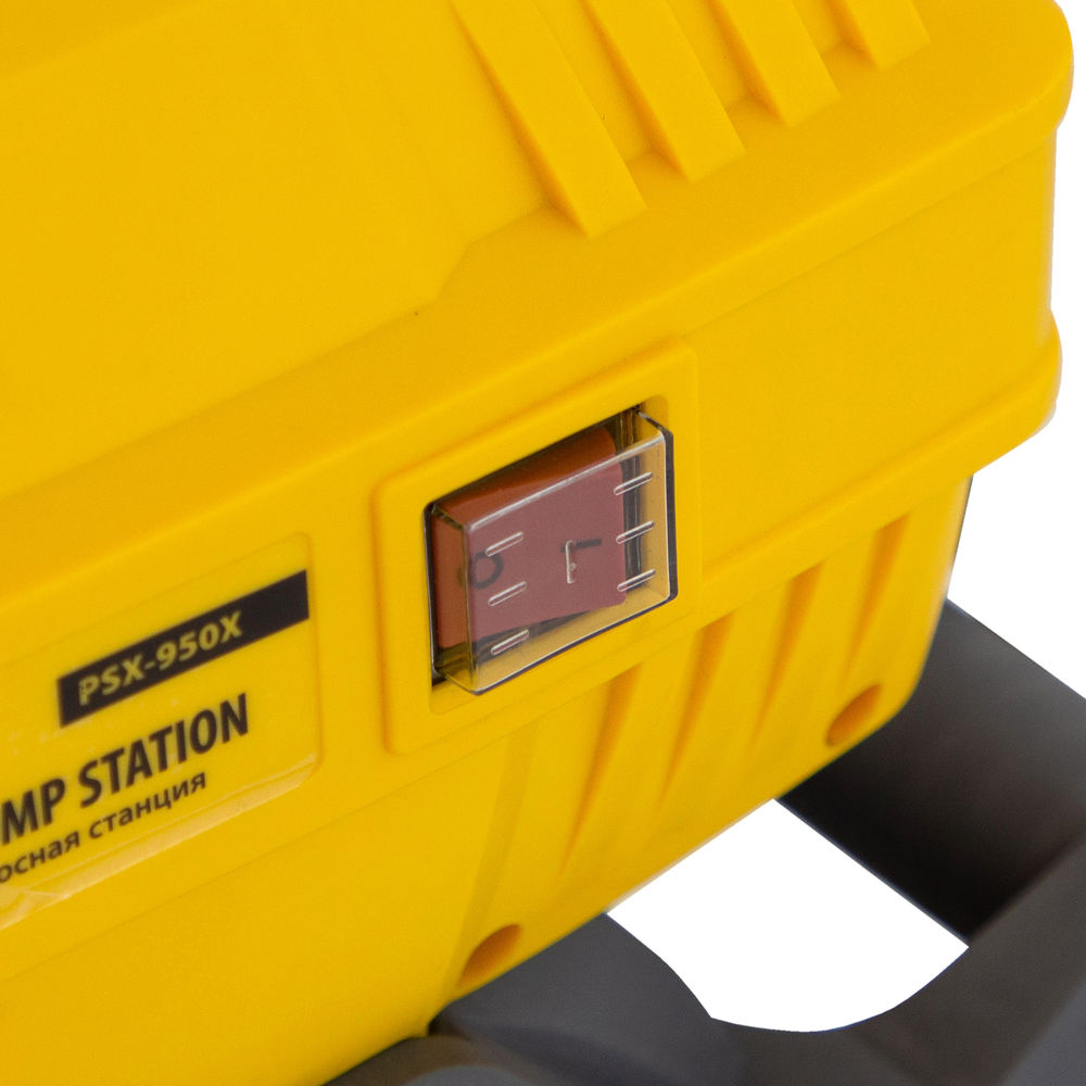 Насосная станция PSХ950X, Х-Pro, 950 Вт, 3300 л/ч, ресивер 24 л, подъем 38 м, нержавейка Denzel (97214)