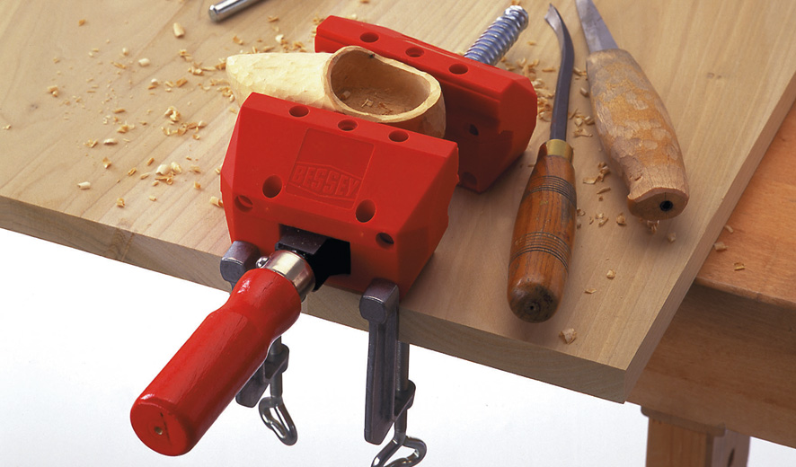 Зажим винтовой для параллельного зажима с рейками и косого зажима без реек ±25° S10-ST BE-S10-ST