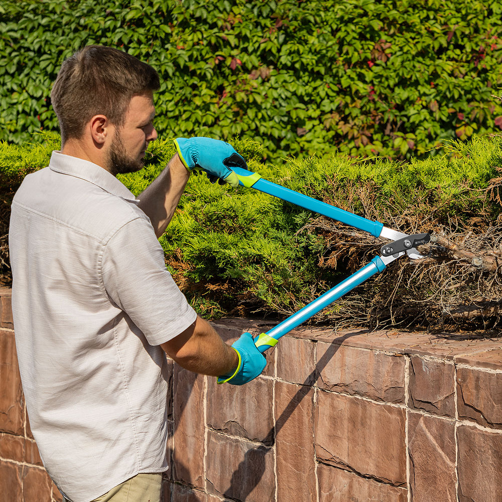 Сучкорез прямого реза, 610 мм, двухрычажный механизм, двухкомпонентные рукоятки, LUXE Palisad (605987)