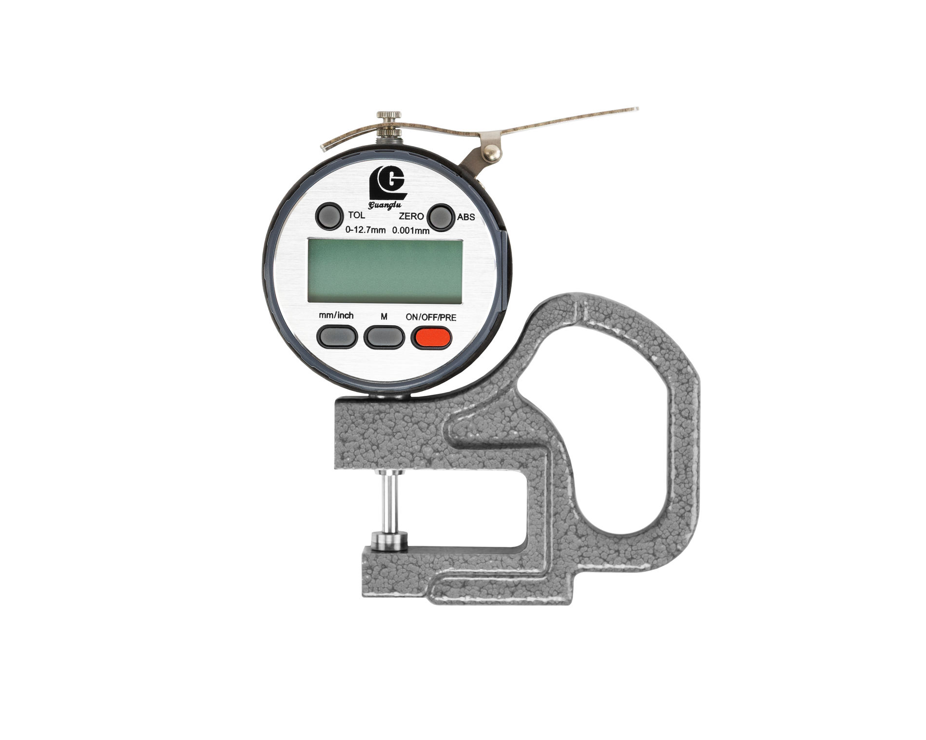 Толщиномер цифровой 0-10 0,001 L=30мм 316-160А Guanglu