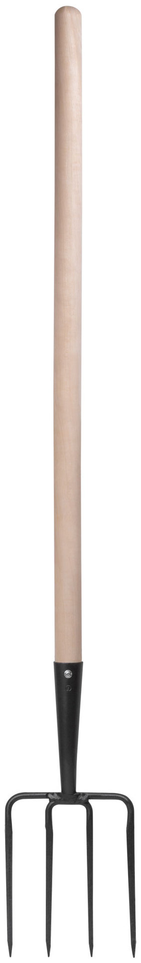 Вилы 4-х рогие огородные с деревянным черенком 180х220х1320 мм (76987)