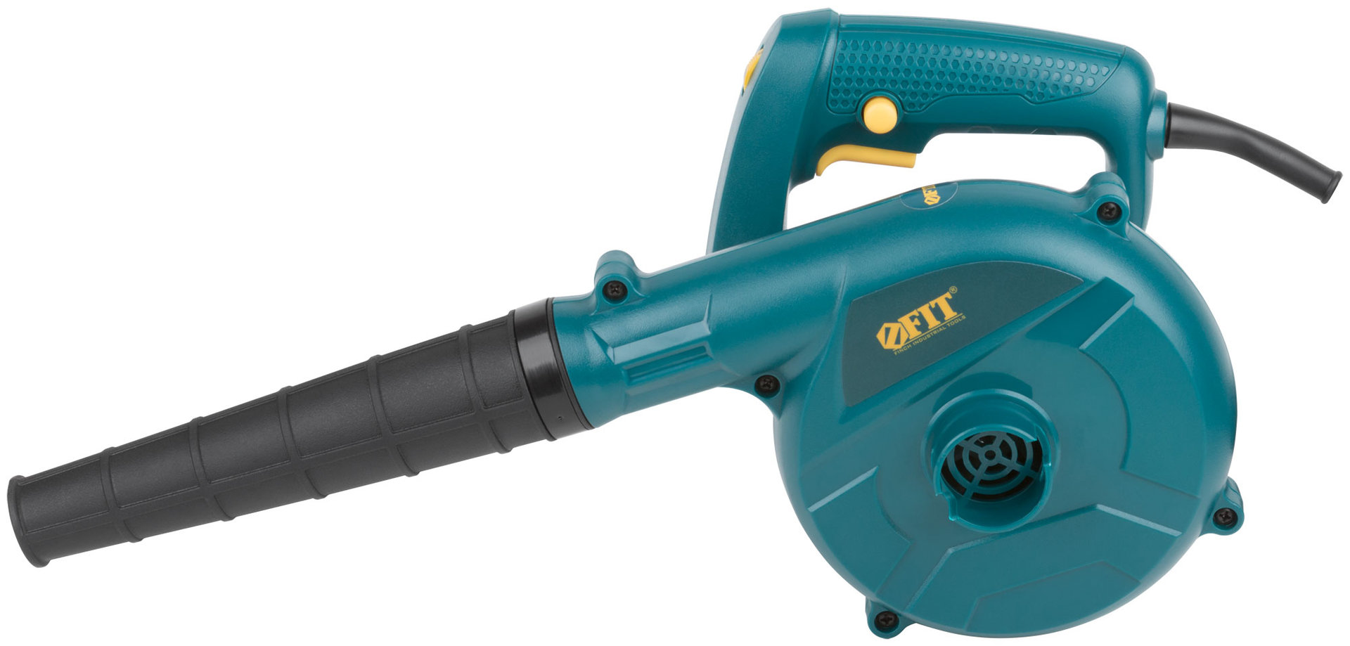 Воздуходувка-пылесос 600 Вт; 6000-16000 об/мин; 3500 л/мин; 1,58 кг; БС щеток; коробка (80893)