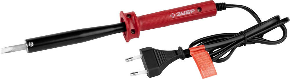 Паяльник электрический 80 Вт, клин, пластиковая рукоятка ЗУБР 55400-80_z01