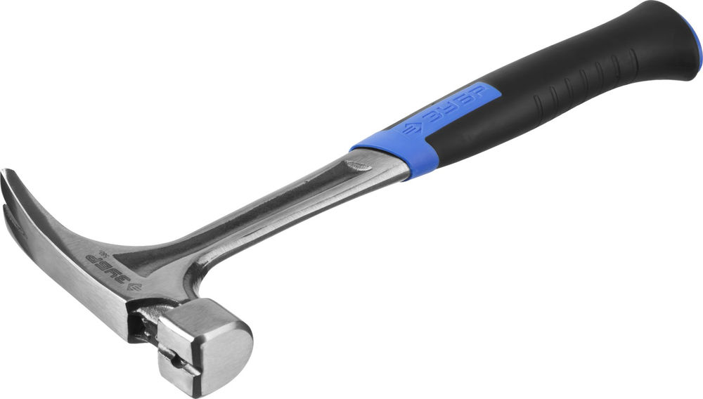 Цельнокованый столярный молоток-гвоздодёр 560 г ЗУБР Профессионал 20258-580