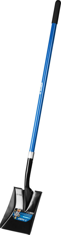 Лопата совковая прямоугольная 275 х 215 х 1500 мм, полотно 1.4 мм закалённое, фибергласовый черенок с резиновой ручкой ПРОФЕССИОНАЛ СТАРАТЕЛЬ ЗУБР 39549_z02