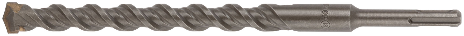 Бур по бетону CUTOP, Profi Plus - двойная спираль, три пылеотводящие кромки, 18 x 260 мм (49-18260)