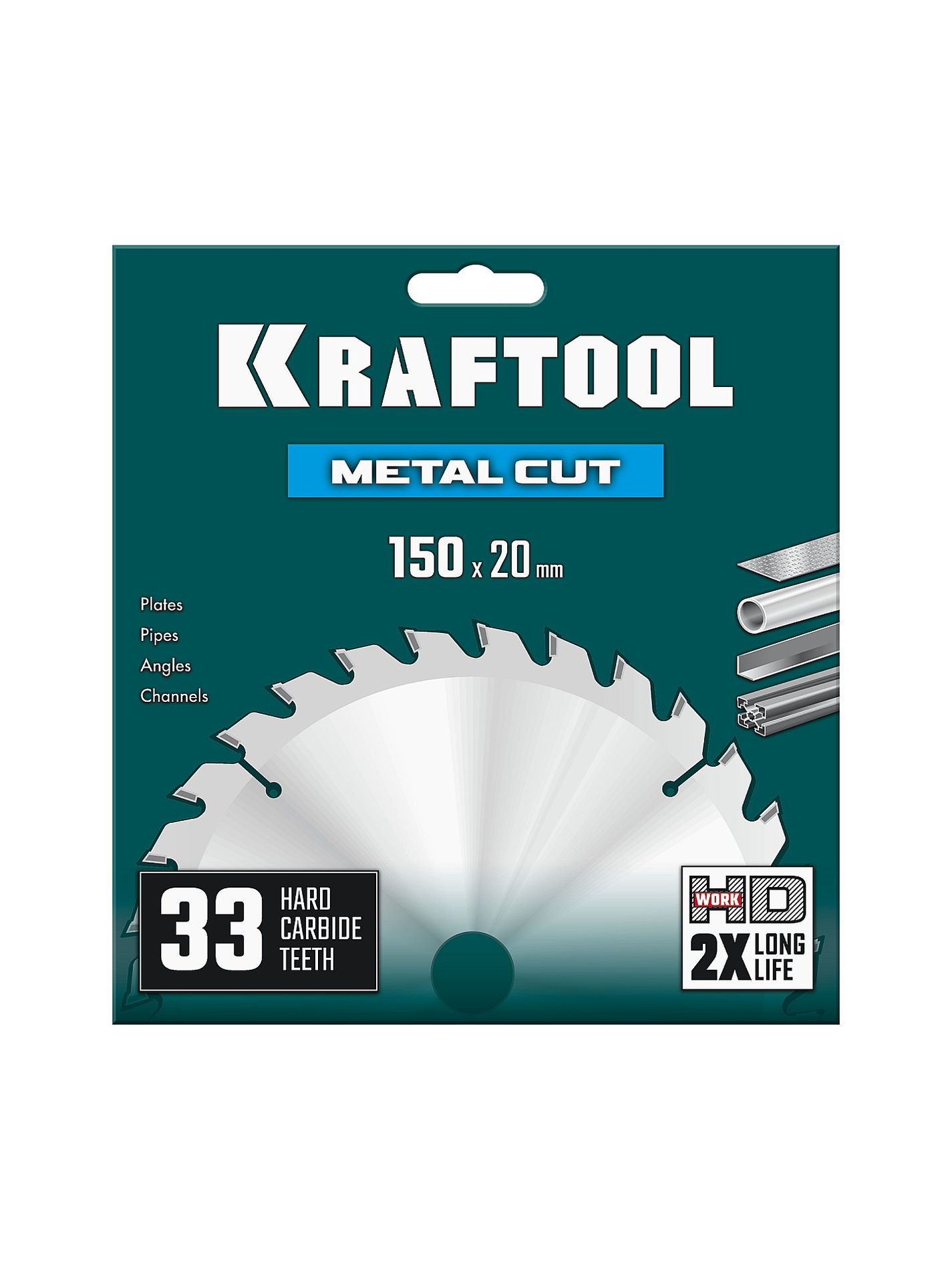 Диск пильный по металлу и стали Metal Cut, 150 х 20 мм, 33Т KRAFTOOL 36954-150-20-33