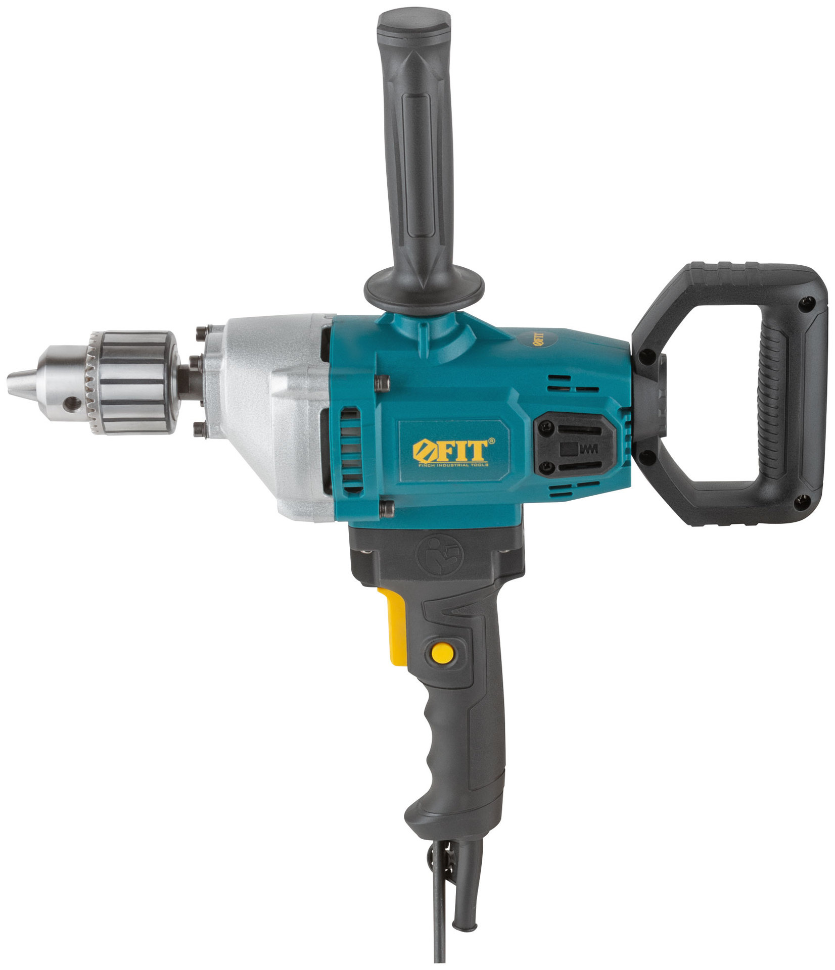 Дрель-миксер 720 Вт; 0-900 об/мин; КлП 3-16 мм; металл.корпус, рез.накл.; коробка (80036)