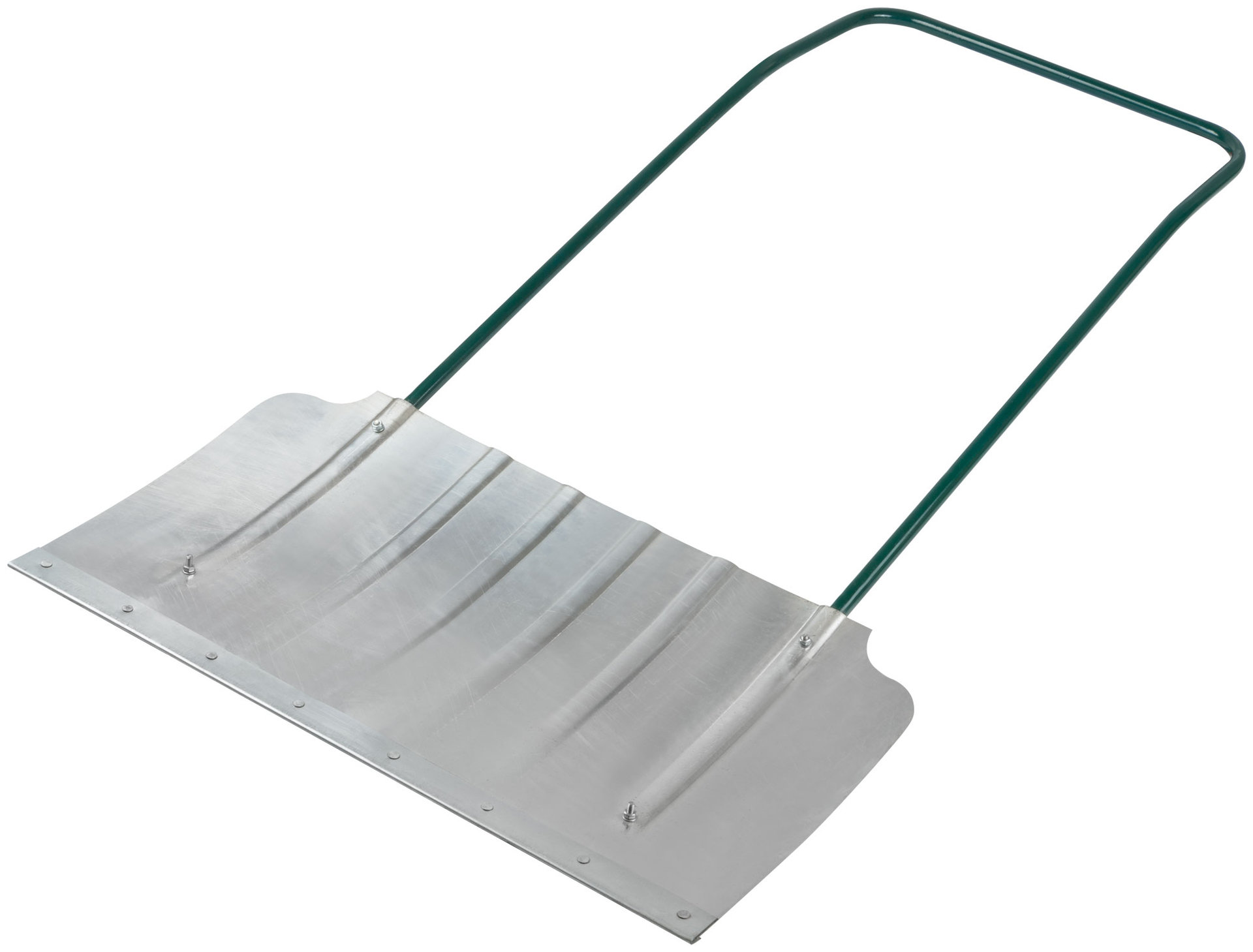 Движок для уборки снега формованный алюминиевый, толщина полотна 1,5 мм, 750х420х1250 мм (68134)