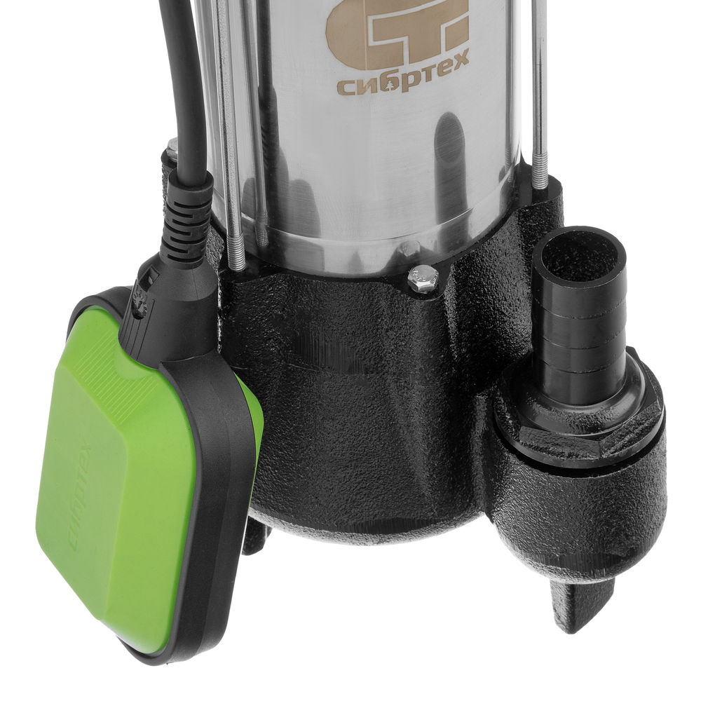 Фекальный насос СФН250, 250 Вт, напор 8 м, 10000 л/ч Сибртех (99801)
