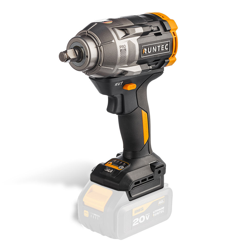 Гайковерт ударный аккумуляторный RUNTEC PRO 1/2, 20В, 1100Нм, RUNTEC, RT-IW1100W