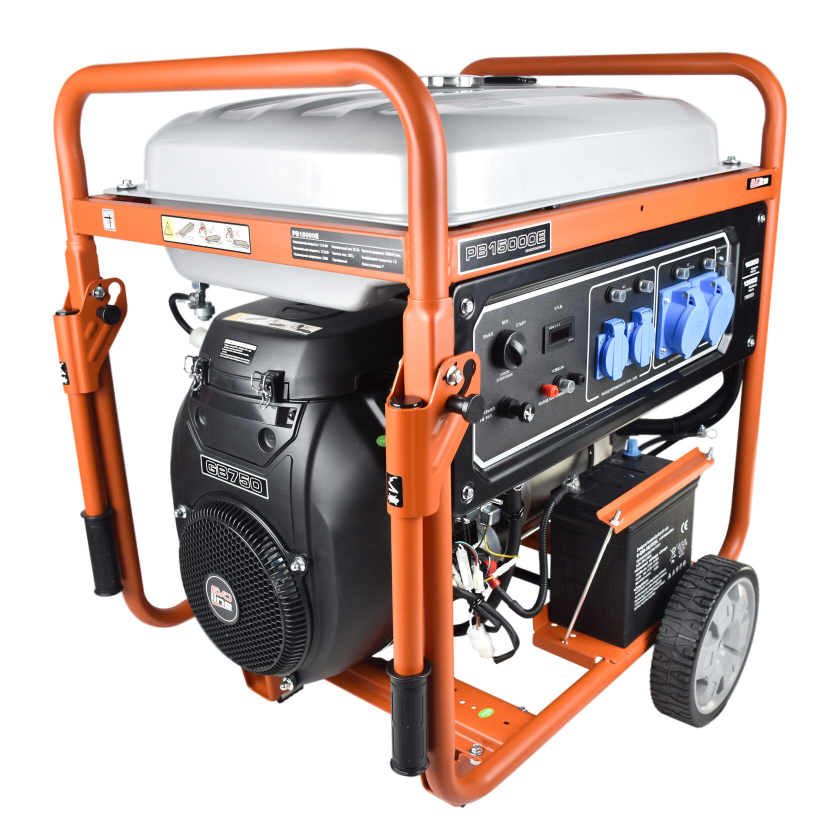 Генератор бензиновый EVOline PB 15000 E (произведено Zongshen)
