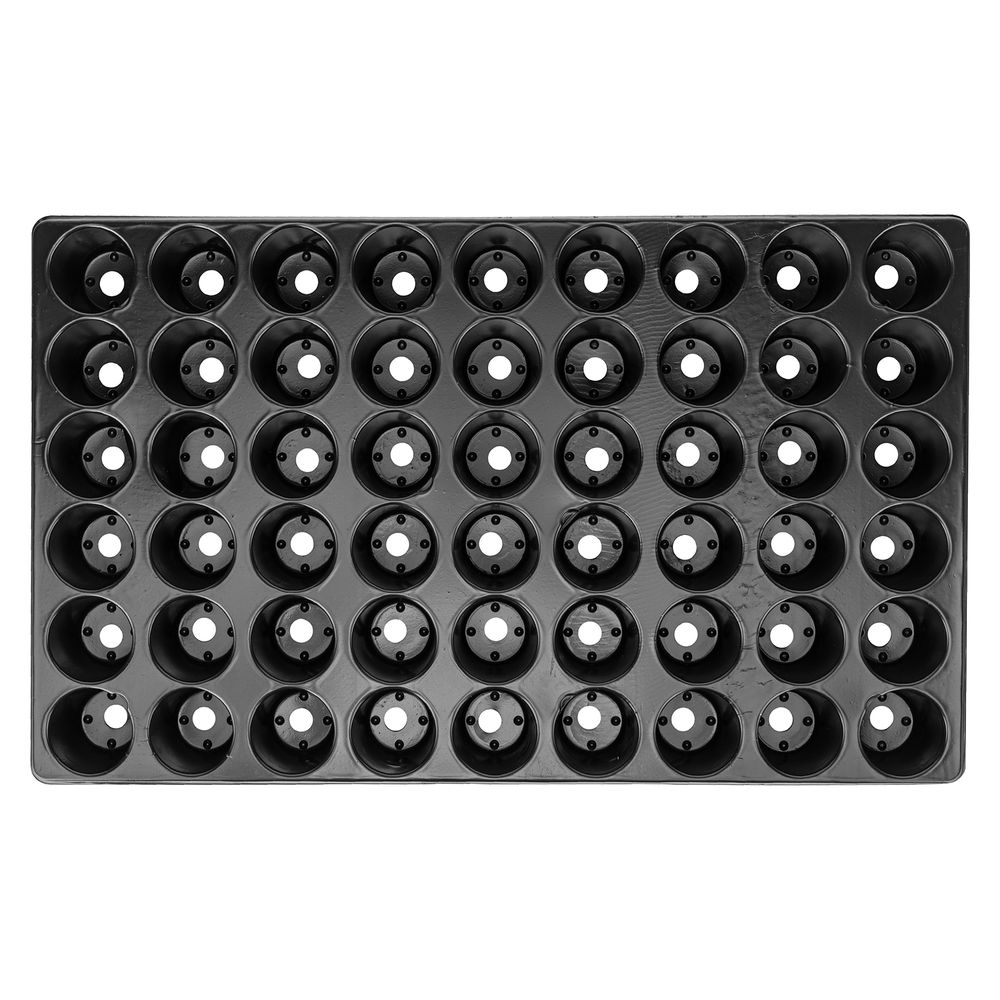 Кассета для рассады, 520 х 310 х 60 мм, 54 ячейки, полистирол, (64313)