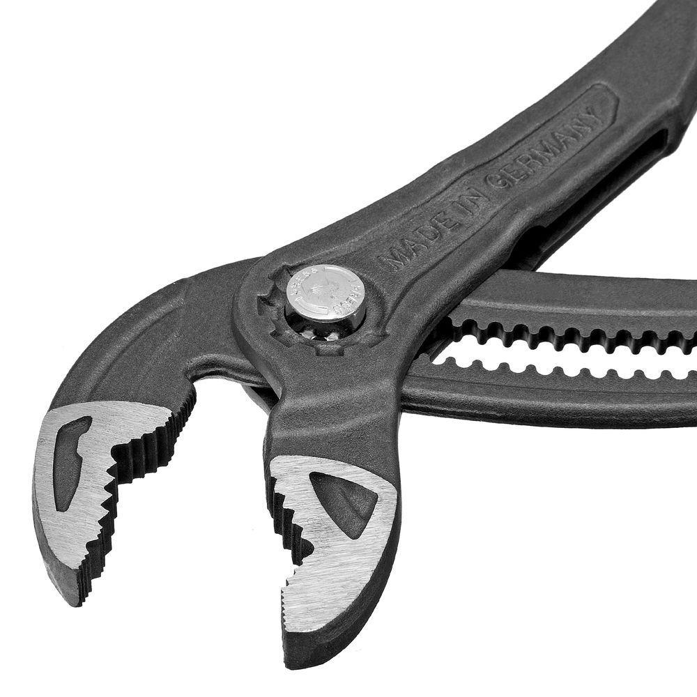 Клещи переставные, кнопочный механизм, обливные рукоятки, 300 мм Denzel (17907)