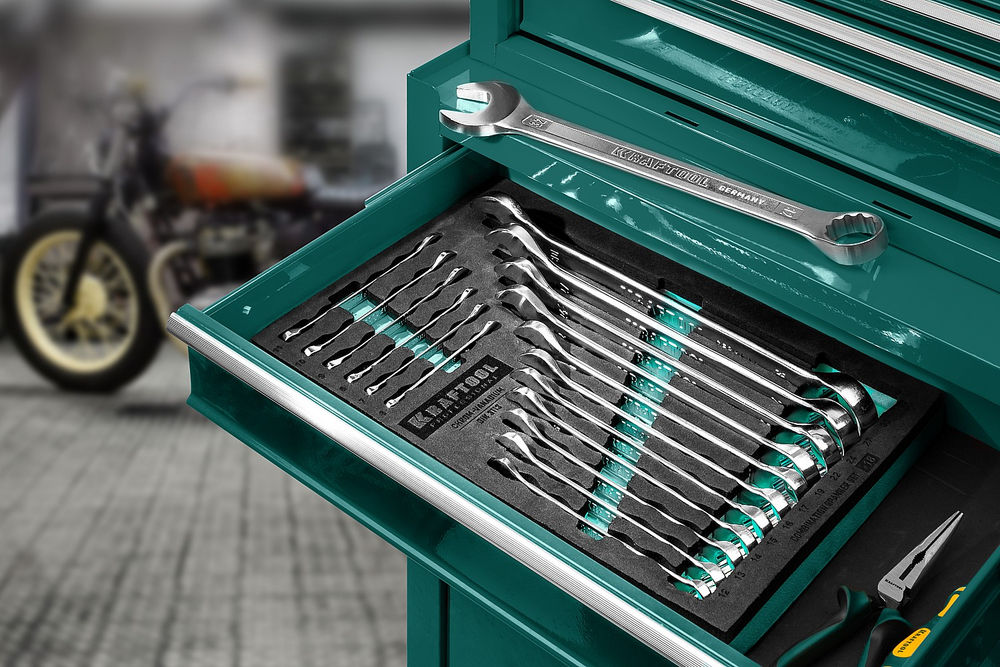 Набор ключей гаечных комбинированных 6 - 32 мм, 18 шт KRAFTOOL 27079-H18E