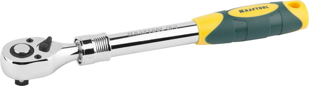 Трещотка телескопическая 1/2, 72 зубца для торцовых головок, Pro KRAFTOOL 27798-1/2