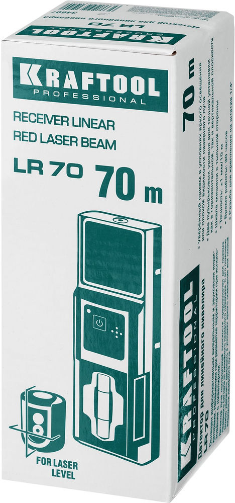 Детектор для линейного нивелира LR 70 KRAFTOOL 34607