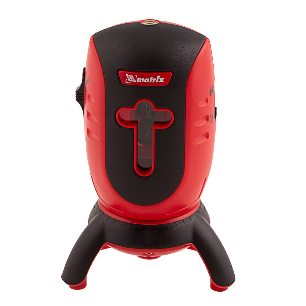 Лазерный уровень ML01T, дальность 10 м, точность ± 0,5 мм, / 1 м, длина волны 650 нм, проекция 1 вертикальная 1 горизонтальная плоскость, резьба под штатив 5/8, штатив в комплекте Matrix (35063)