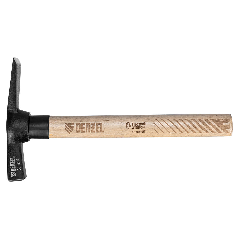 Молоток каменщика, 600 г, буковая рукоятка, EFP Denzel (10643)