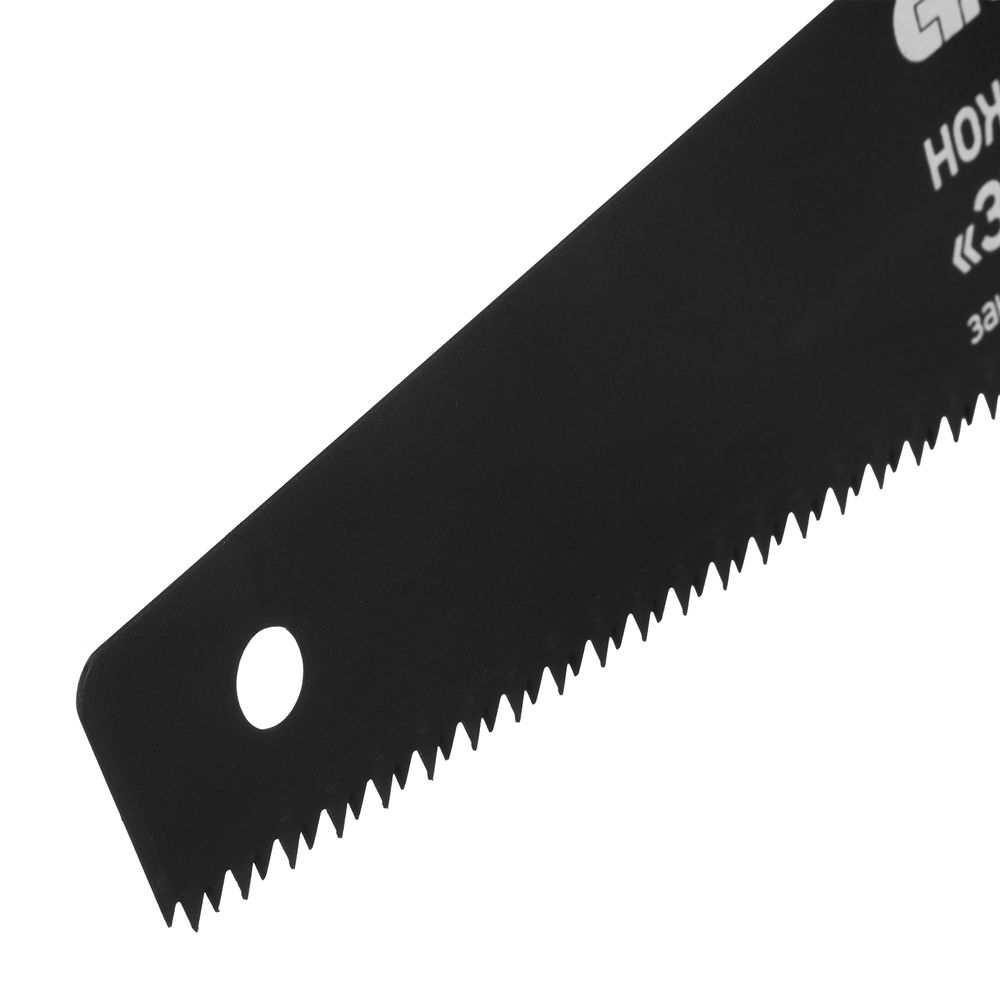 Ножовка по дереву Зубец, 400 мм, 7-8 TPI, каленый зуб 2D, защитное покрытие, двухкомпонентная рукоятка Сибртех