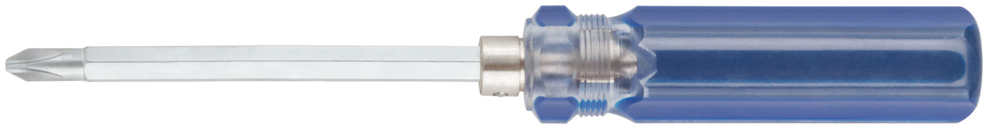 Отвертка с переставным жалом, пластиковая ручка 6x70 мм (PH2/SL6) (56206М)