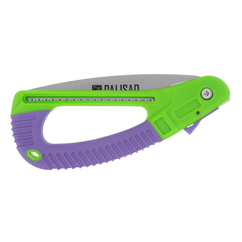 Пила садовая складная,175 мм, пластиковая обрезиненная рукоятка, защитная кулиса, Palisad (60411)