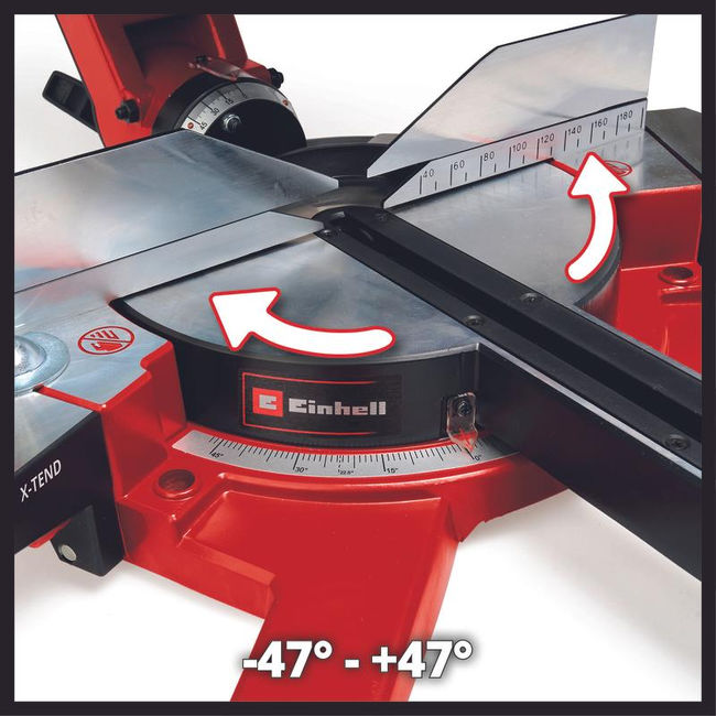 Пила торцовочная акк.Einhell PXC TE-SM 36/10 L Li 2x18В,254х30мм,пропил 340х85мм,лазер,без АКК и ЗУ (4300885)