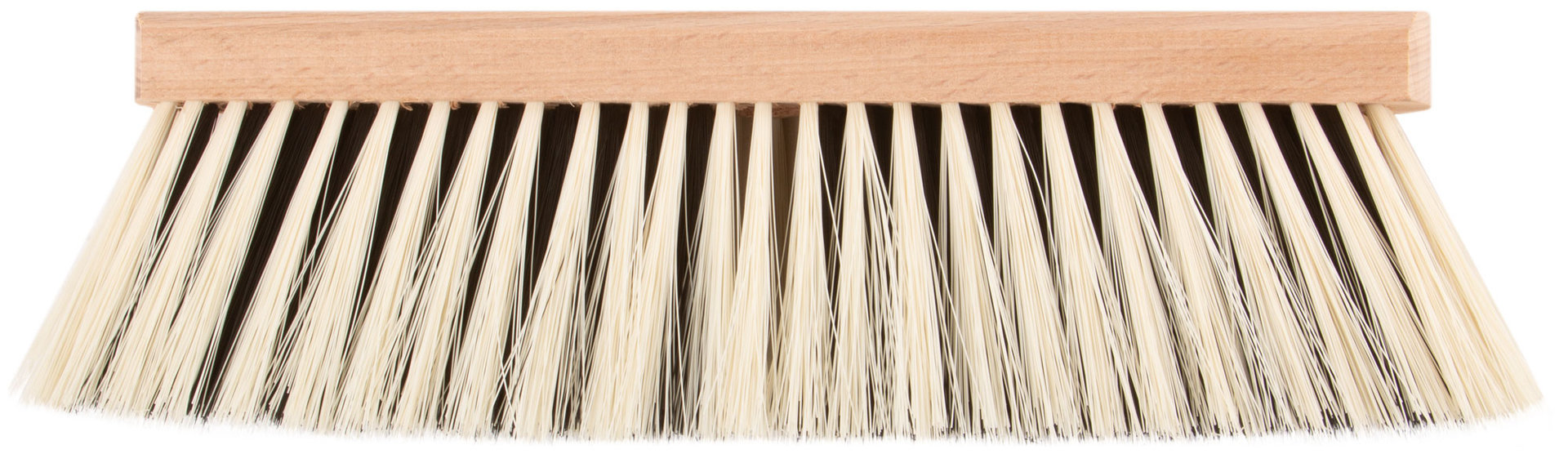Щетка для пола деревянная, овальная, 6-ти рядная, 265 мм (68042)