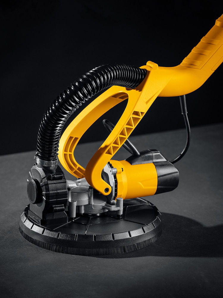 Машина шлифовальная для стен (жираф) d225 мм, 800 Вт, удлиненная рукоятка, подсветка STEHER DWL-800