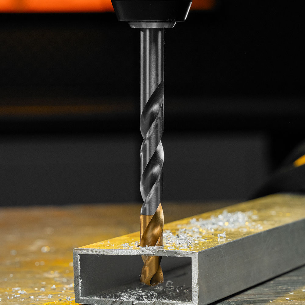 Сверло спиральное по металлу 11 x 142 мм, Р6М5, Golden Tip Denzel (718243)