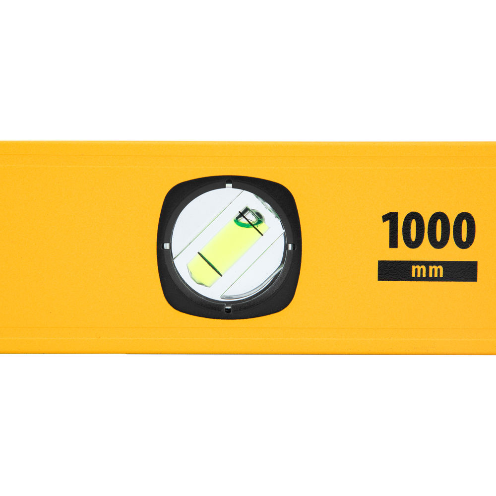 Уровень алюминиевый, магнит, фрезерованный, 3 глазка (1 зеркал.) 0,5 мм/м, 1000 мм Denzel (33693)