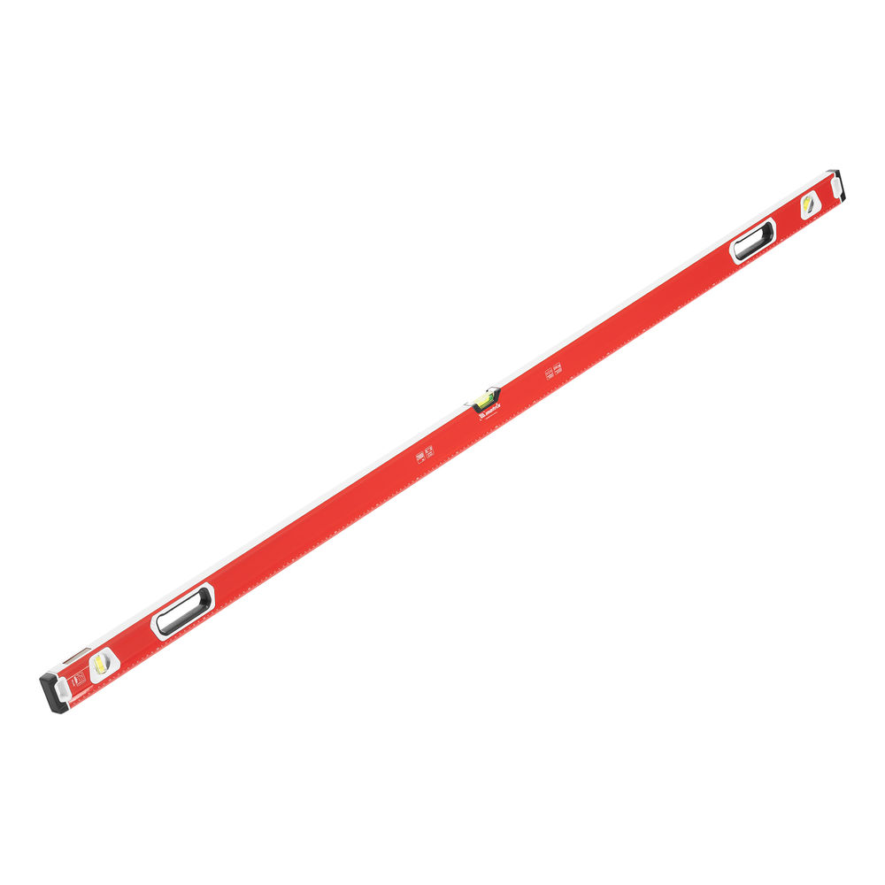 Уровень алюминиевый, магнит, фрезерованный, 3 глазка (1 зеркальный) двухкомпонентные рукоятки, 2000 мм Matrix (34736)