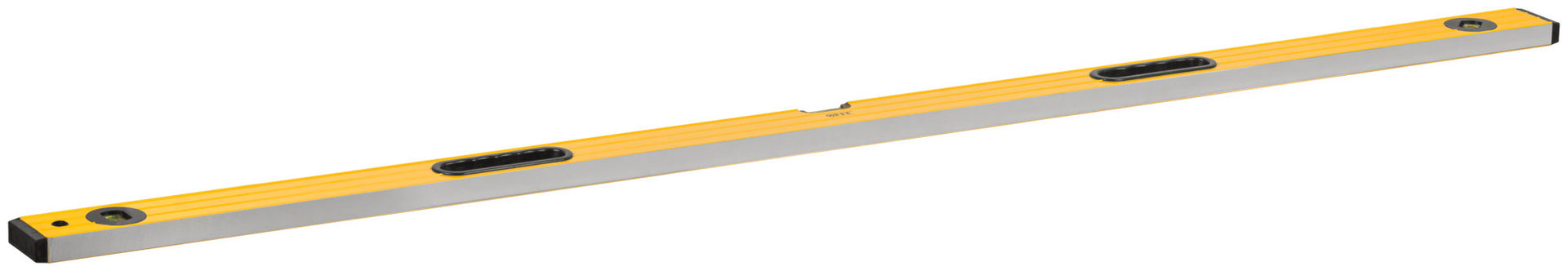 Уровень Янтарь, 3 глазка, ручки, усиленный корпус, фрезер. рабочая грань, шкала 1500 мм (18166)