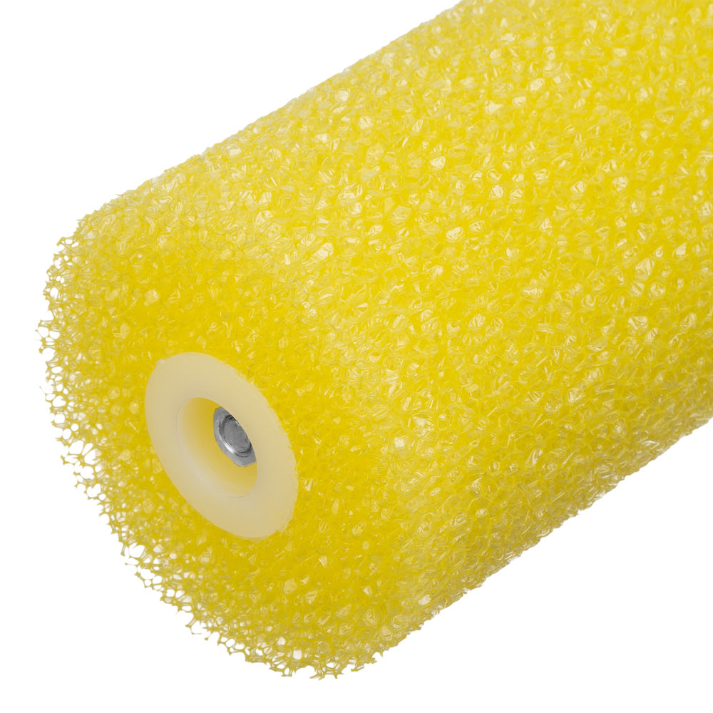 Валик Структурный поролоновый с ручкой, гладкий, 230 мм, D 80 мм, D ручки 6 мм MTX (80220)