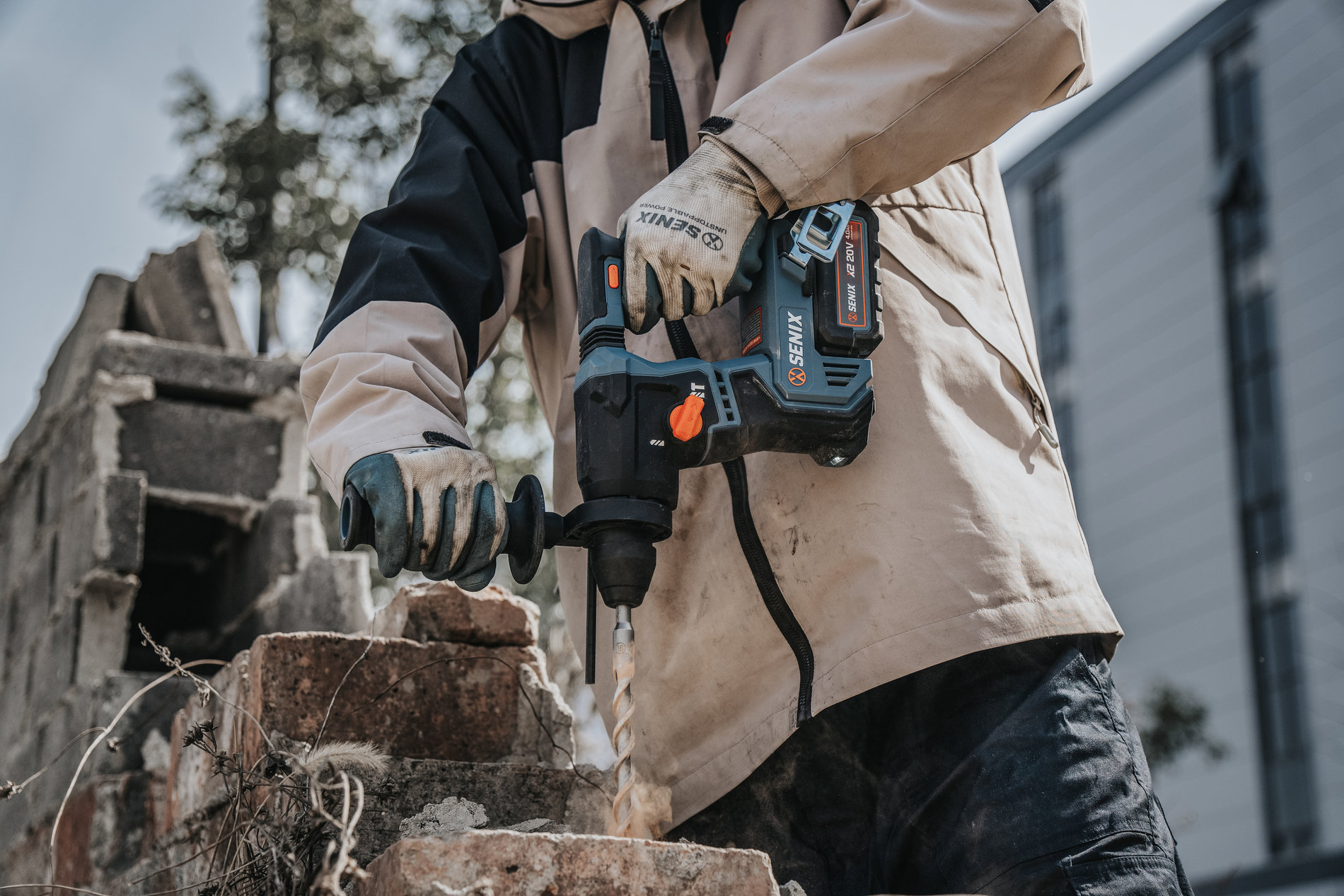 Перфоратор SDS-plus, 1.2Дж, 17 мм, без АКБ и ЗУ X2 20В