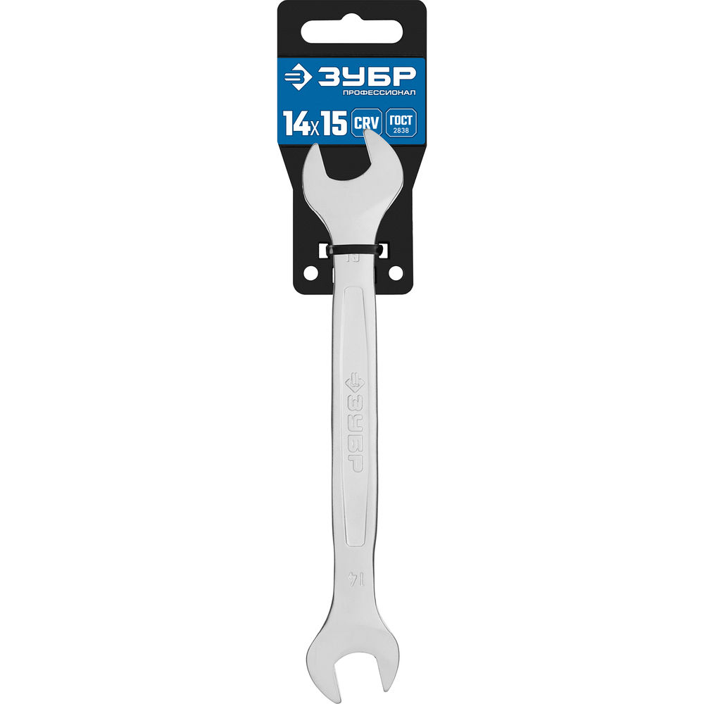 Ключ гаечный рожковый 14x15 мм Профессионал ЗУБР 27010-14-15